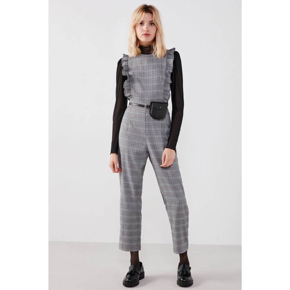 ‼️SOLD‼️Cooperative Glenn Plaid Jumpsuit